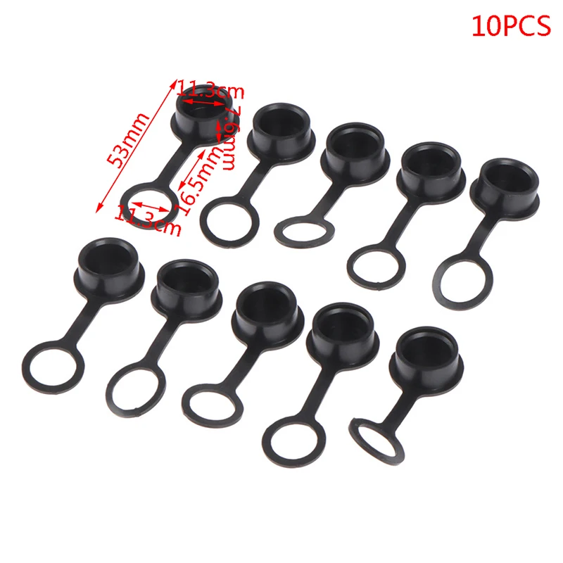 10 шт. GX12 GX16 GX20 авиационная круглая заглушка, водонепроницаемая Пылезащитная крышка, сварочные кабельные разъемы, Резиновая Защитная крышка