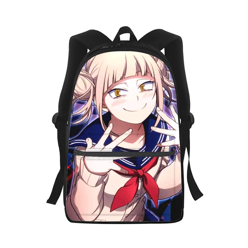Anime My Hero Academia HIMIKO Toga Men Women Backpack 3D Fashion Student School Bag Laptop Backpack Kids Travel Shoulder Bag