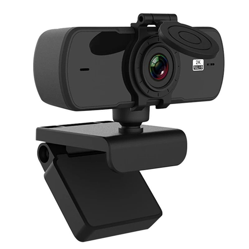 

with Microphone Cam for Mac Laptop Computer Webcam 2K Full HD Web Camera