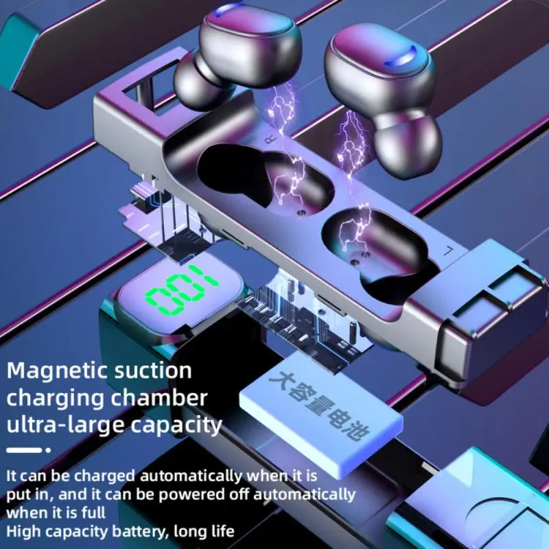 Новая беспроводная игровая Bluetooth-гарнитура TWS с сабвуфером и низкой задержкой
