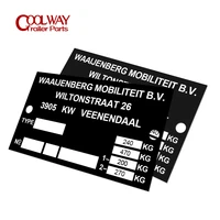 85 pcs customized waaijenberg mobiliteit b v aluminum id tag