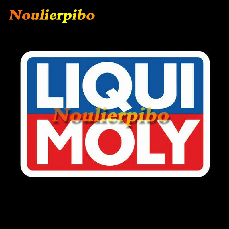 Персонализированная автомобильная наклейка Liqui Moly, масляная наклейка, виниловая водостойкая светоотражающая наклейка, автомобильный бампер, багажник, окно, зеркало, наклейка