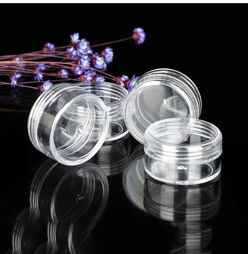 Пустые маленькие пластиковые флаконы 10 г X 100 контейнеры прозрачного цвета для