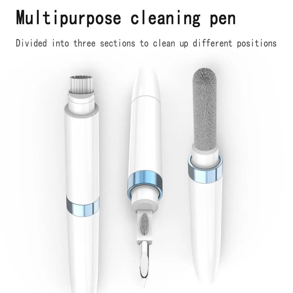

Portable Bluetooth Headset Cleaning Pen Phone Cleaning Brush Computer Keyboard Multi-functional Cleaning Set for Airpods 1/2/3