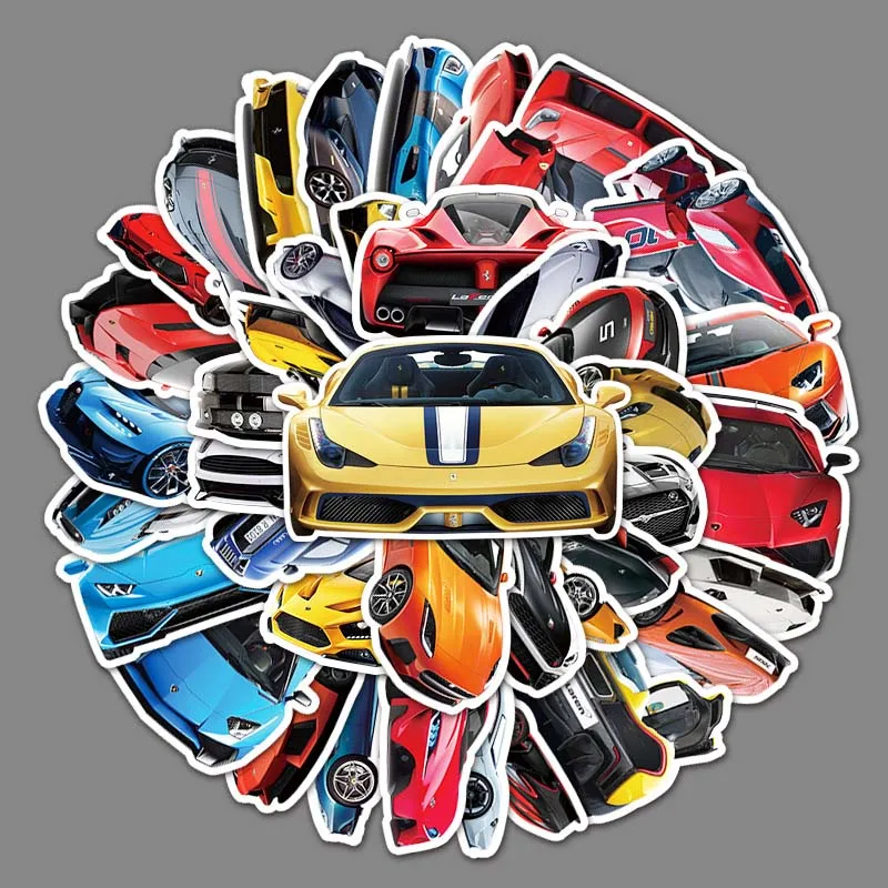 

50 шт., водостойкие Стикеры для чемоданов, гитар