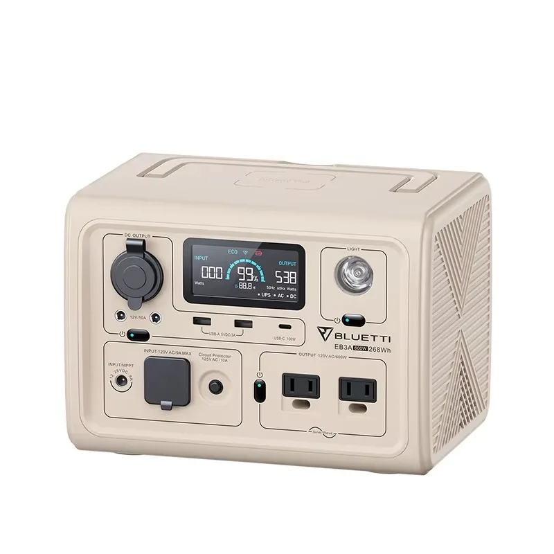 Blu Etti Eb3a Солнечный генератор Портативная электростанция Комплекты солнечных