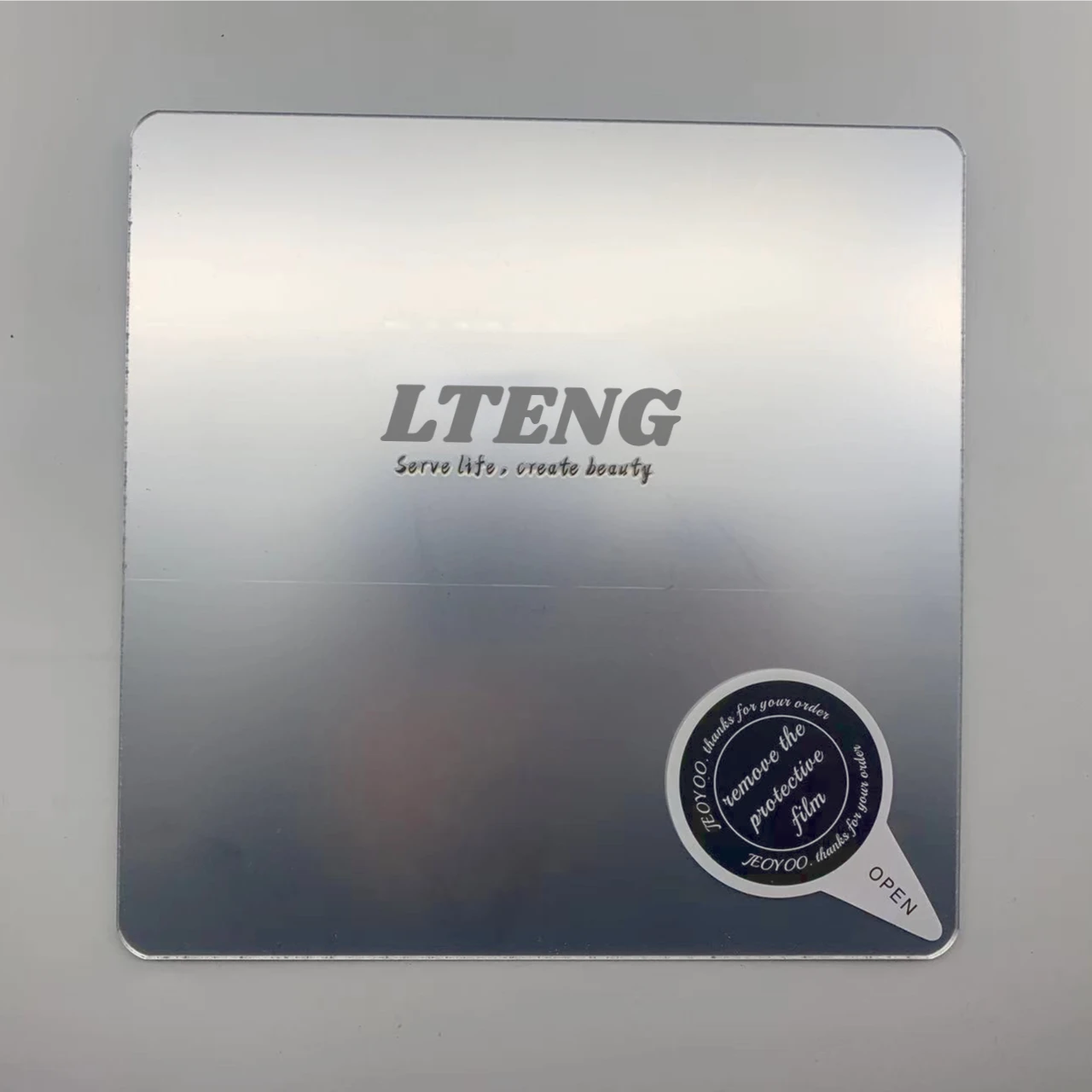 LTENG Самоклеящиеся 3D квадратные стеклянные зеркальные настенные наклейки DIY Бесплатные комбинированные наклейки для гостиной крыльца фона