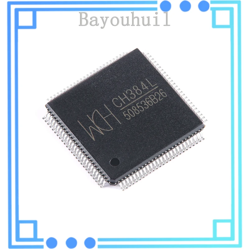 

10 шт. оригинальный флэш-интерфейс CH384L, шина, четыре последовательных порта и чип принтера