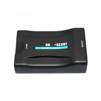 hdmi compatible to scart av converter adapter hd in scart out supports up to 1080p60hz hd invideoaudio supported over scart
