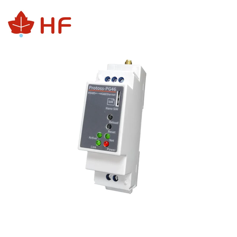 DIN-рейка с последовательным портом RS485 на 4G фонарь LTE-FDD 3G WCDMA GSM RJ4 Ethernet