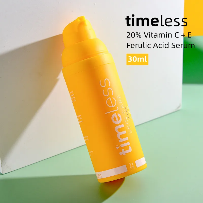 

Timeless 20% Vitamin C Ferulic Acid Essence Whitening Brighten Skin Improve Dullness Antioxidant Anti-aging Facial Serum 30ml