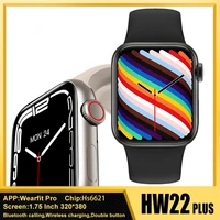 2022 new iwo 14 watch hw22 plus series 7 smartwatch men women sports fitness tracker music for ios android gifts dropshipping