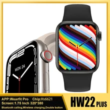 2022 NEW IWO 14 Watch HW22 PLUS Series 7 SmartWatch Men Women Sports Fitness Tracker Music For IOS Android Gifts Dropshipping