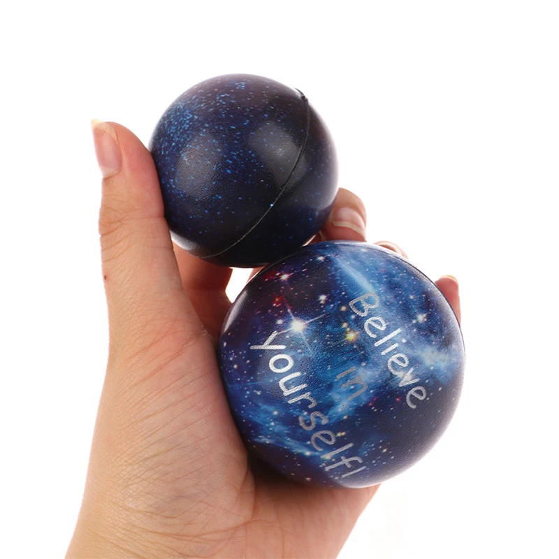 

1Pc Squishy Squeeze Slime Gadgets Squeeze Antistress Stress Relief Foam Ball Globe Palm Ball Planet Earth for Kids Adults