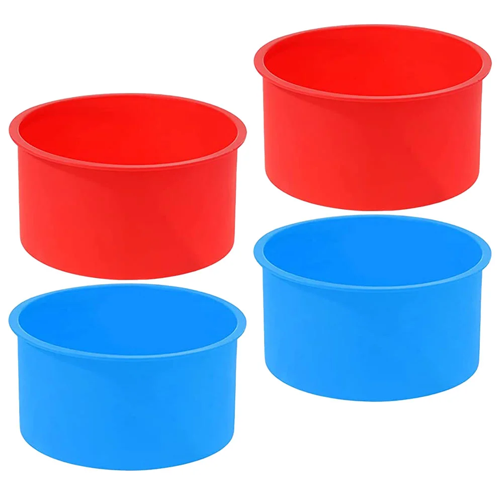 

4 Pcs Inch Silicone Bakeware Jelly Mold Mousse Molds Candy Pineapple Cake Pan Kitchen Baking DIY Mould Silica Gel Donut