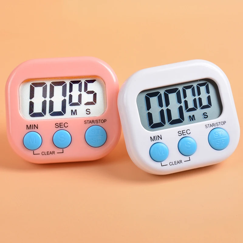 

Multifunctional Magnetic Digital Kitchen Timer Clock Loud Alarm LED Display for Cooking Shower Baking Sports Stopwatch Tools