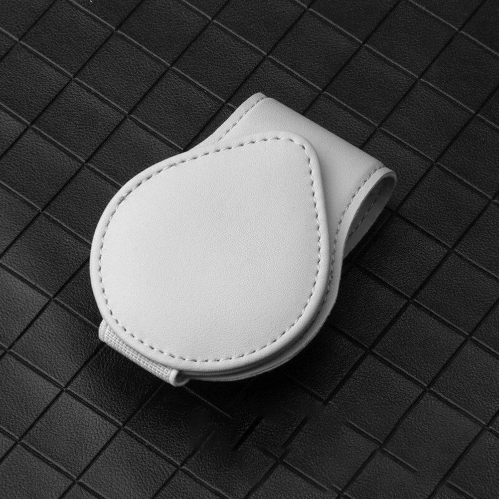 

Clip Holder Fastener Holder Fastener Leather Sun Visor Mount Sunglasses Visor Favorites Auto Eye Glasses Clip 1 X