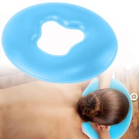 reusable silicone pillow beauty bed pillow face down massage pillow pad massage tool face pillow