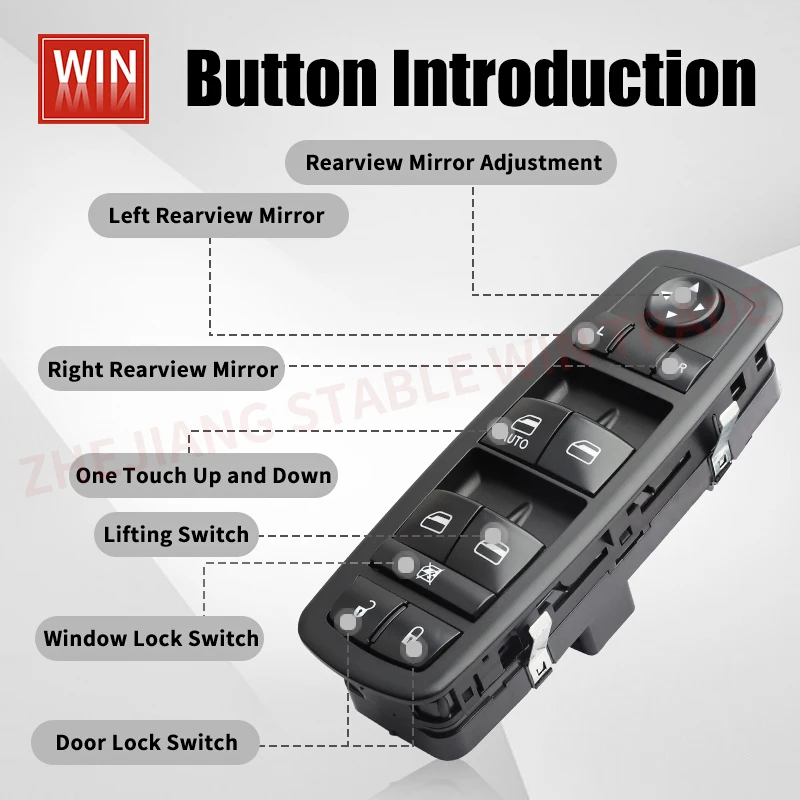 Переключатель Стеклоподъемника для Jeep Liberty 2008-2012 Dodge Nitro 2009-2010 Journey Master Power 4602632AG