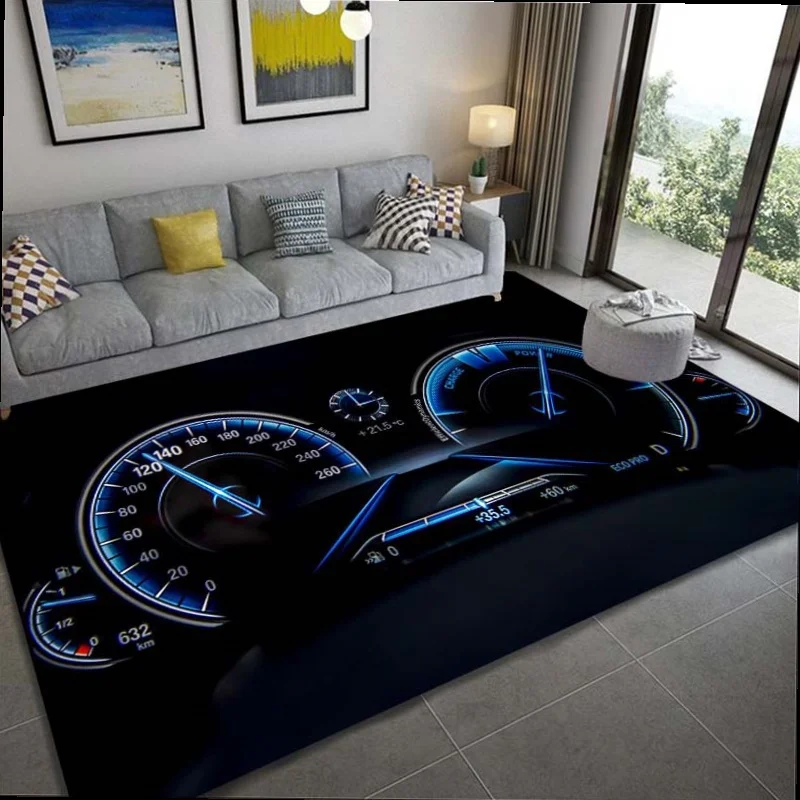 

New Arrival Modern Car Dashboard Rugs And Carpets For Home Living Room Decor Bedroom Non-slip Carpet Lounge Alfombra Rug