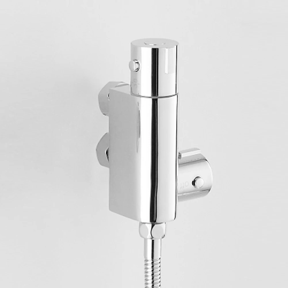 

Vertical Thermostatic Shower Mixer Valve For Static Caravan Bathroom Replacement Shower Faucet Thermostatic Mixer Valve