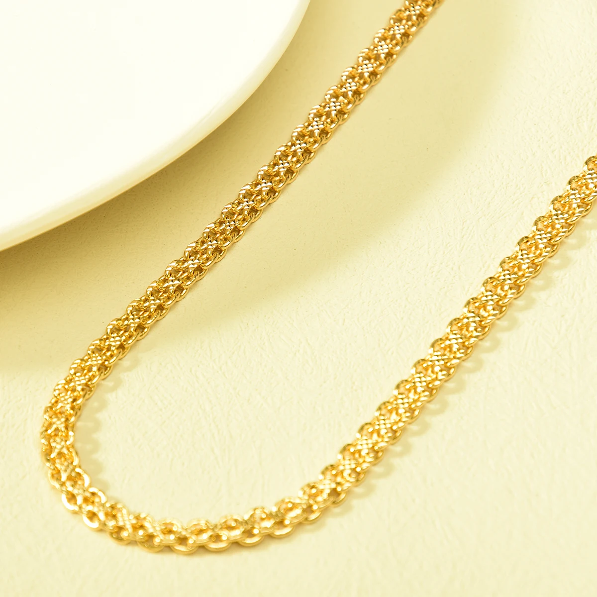 

Girl necklace gold plated Chain Italian 750 Jewelry