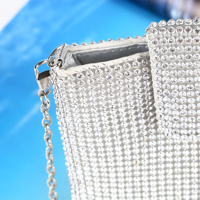 Handbags For Women 2023 Designer Luxury Fashion Bling Bling Handbags Sparkling Shiny Shoulder Bags Boutique Ladies Minaudiere