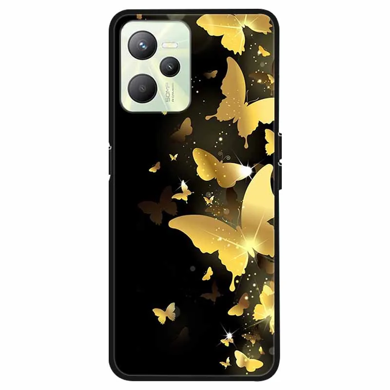 Чехол-бампер для Oppo Realme C35 мягкий силиконовый чехол из ТПУ C 35 RealmeC35 - купить по
