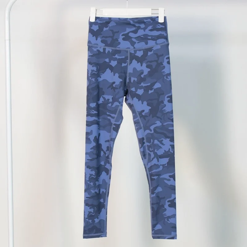 Outlets No.1 Yoga Leggings Camo Print Fitness Sports Pants Women High Waist Stretchy Gym Tights Push Up Sporting Sportwear