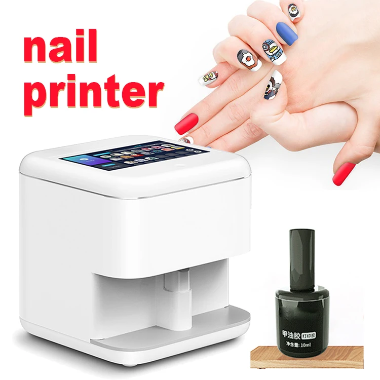 

2022 New Arrivals Digital Nail Polish Printer Machine Good Price Nail Printer Mobile Nail Art Printer Producer