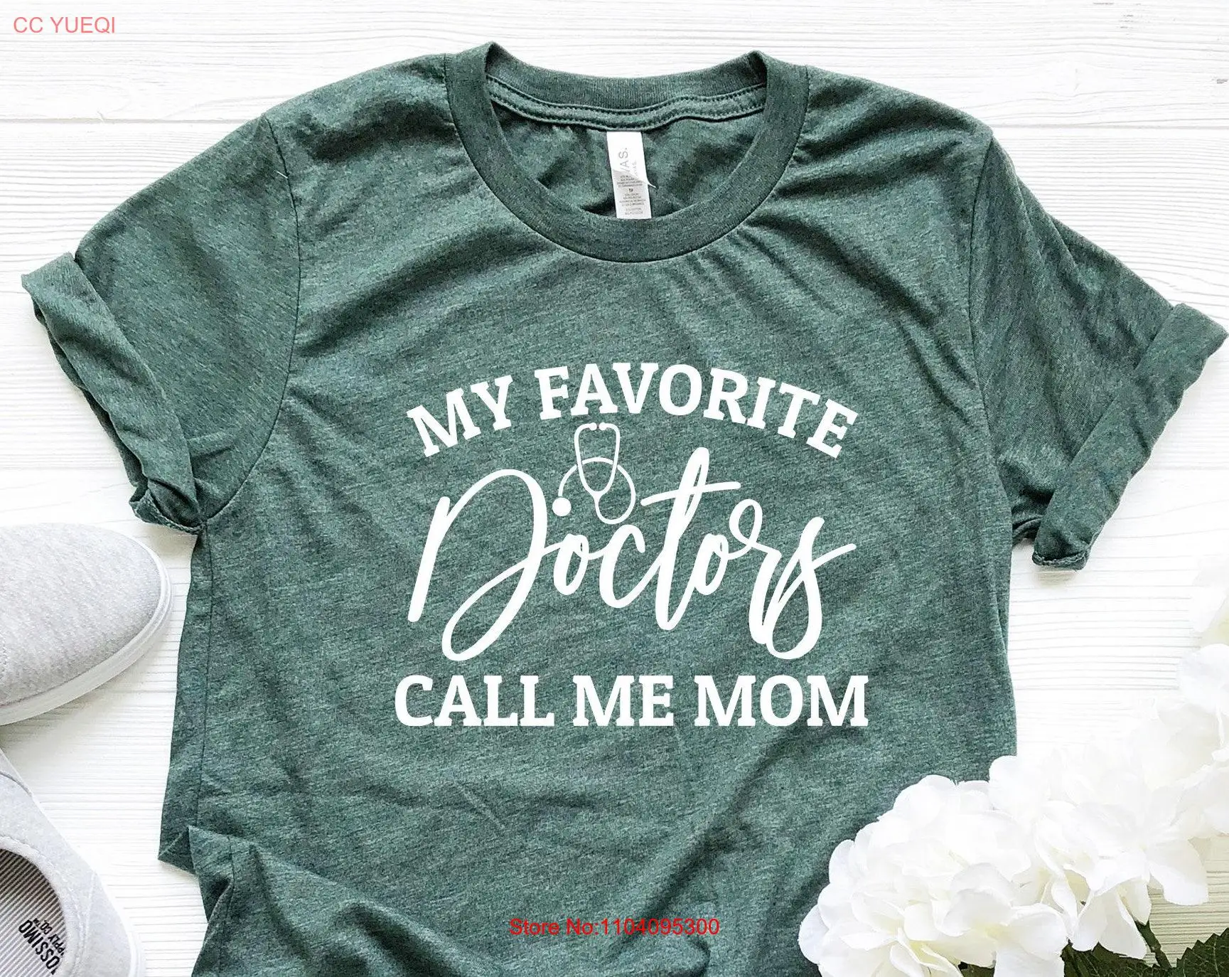 Футболка Мои любимые врачи зовут меня маму Доктор гордый матери подарок для