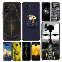 bike cycling cool silicone coque for xiaomi redmi note 11 11t 10 10s 9 9s pro max 10t 9t 8t 8 7 6 5 pro phone case