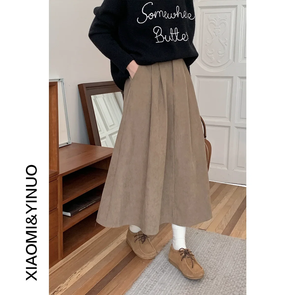 Рисунок 2 - Женские вельветовые длинные юбки в стиле ретро