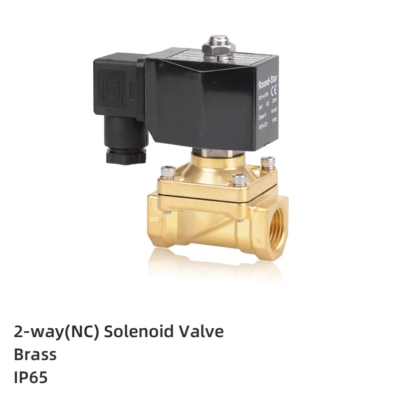 

Brass Semi-Direct Acting 2-way NC Solenoid Valve Water Air Irrigated Farmland Spray System ZW DN15 20 25 G1/2 G3/4 CE Pneumatic