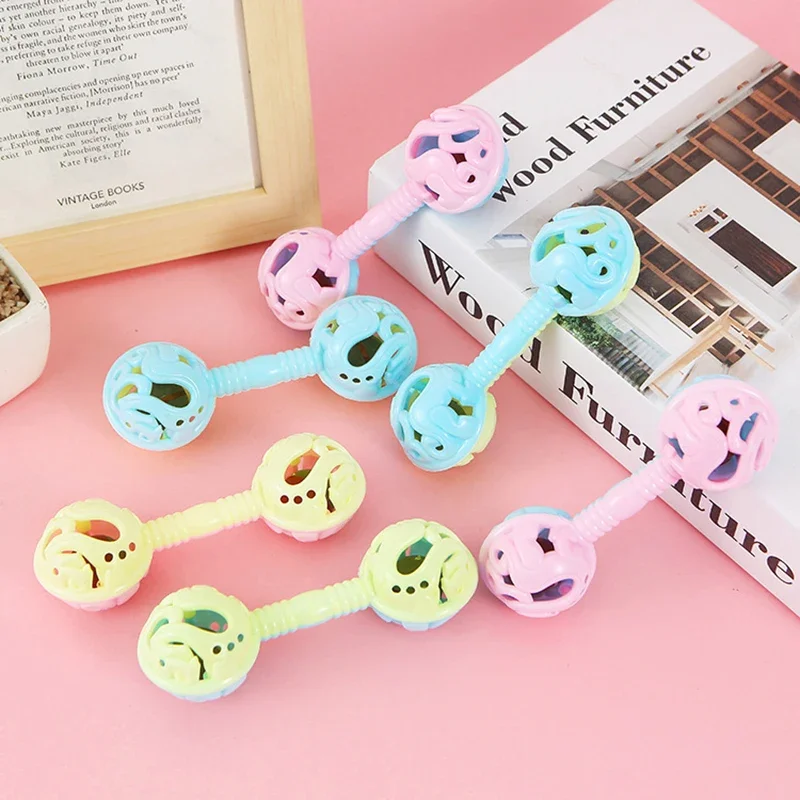 3 шт. Детские двухсторонние погремушки для рук