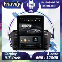 fnavily 9 7 android 10 car radio for geely gx7 ex7 x7 video navigation dvd player car stereos audio gps bt wifi 4g 2011 2019