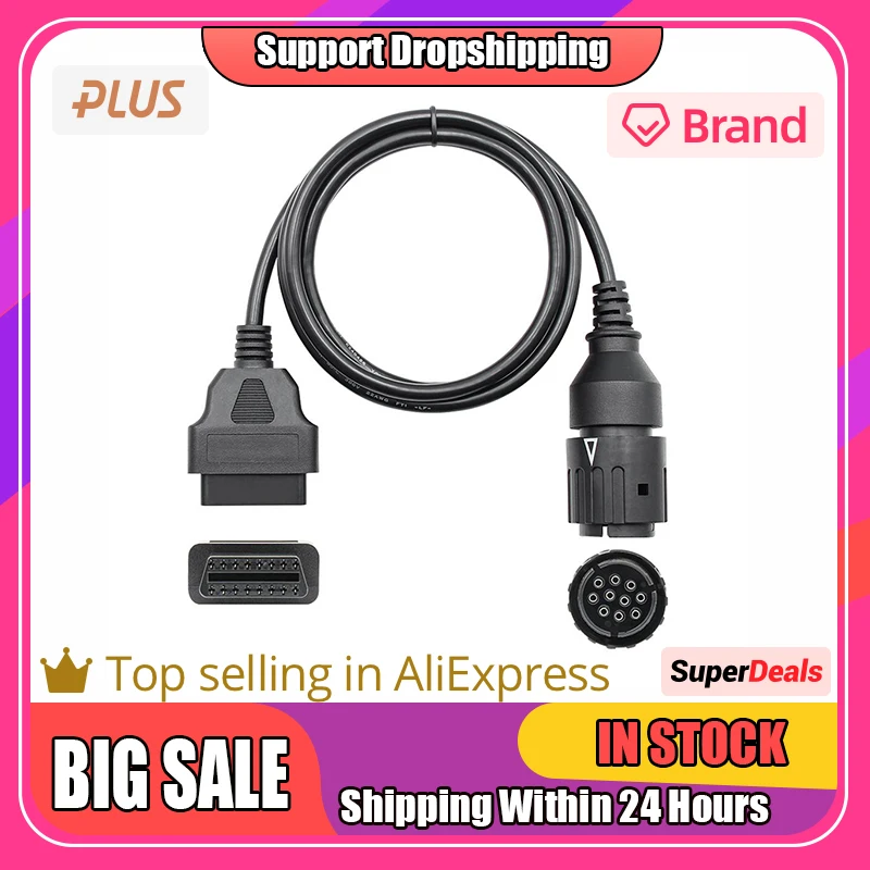 

10-контактный адаптер для мотоцикла диагностический интерфейс Obd кабель диагностический инструмент для диагностики неисправностей для Icom D Кабель Icom-d бесплатное обновление для BMW