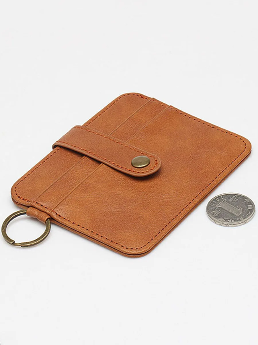 Gebwolf Men PU Leather Slim Wallet Male Small Purse Mini Money Bag Wallet Thin Man's Wallet Card Holder