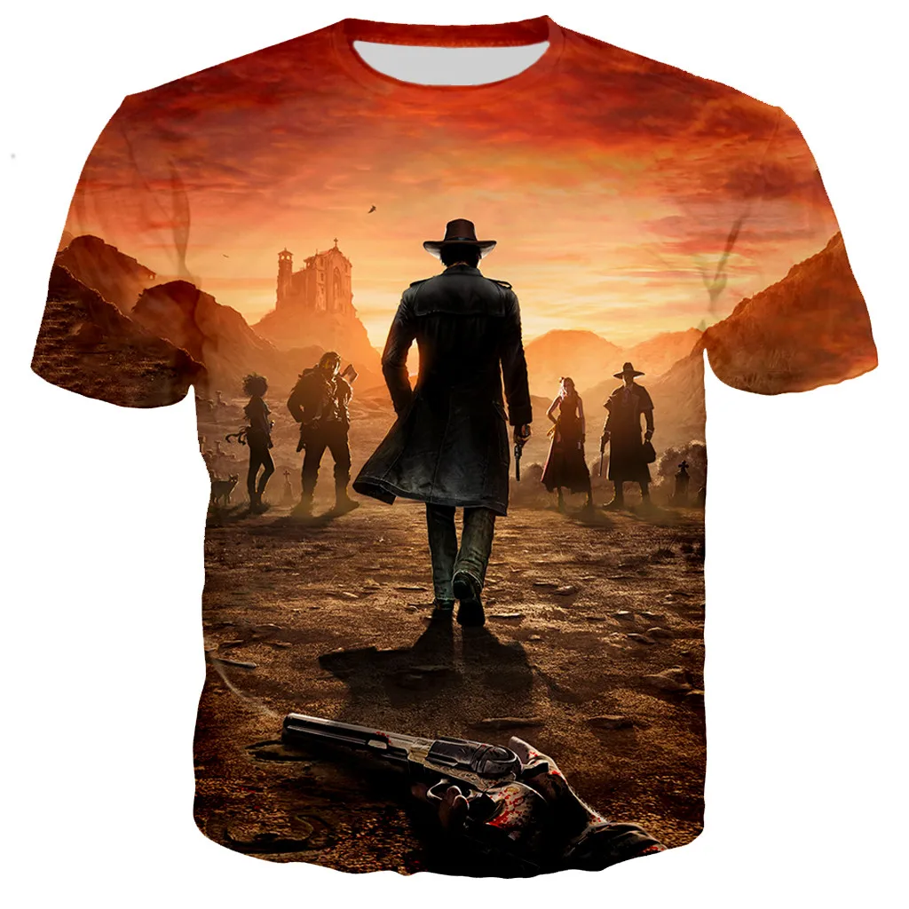 

2021 Red Dead Redemption Men/women New Fashion Game 3D Printed T-shirts Casual Style Tshirt Streetwear T Shirts