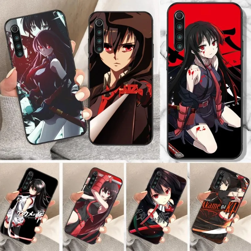 Akame Ga Kill Anime Phone Case For Xiaomi Mi 13 12 12S 12T 11T 10T Lite Pro Ultra Poco F3 F4 X4 GT Soft Black Phone Cover
