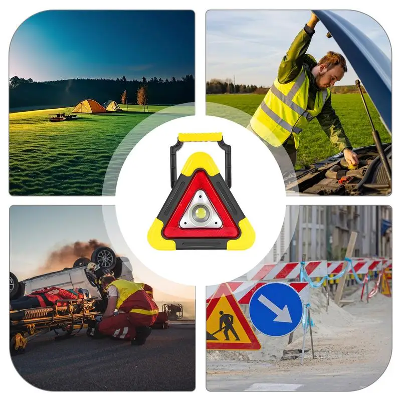 Треугольная вспышка с питанием от солнечной энергии