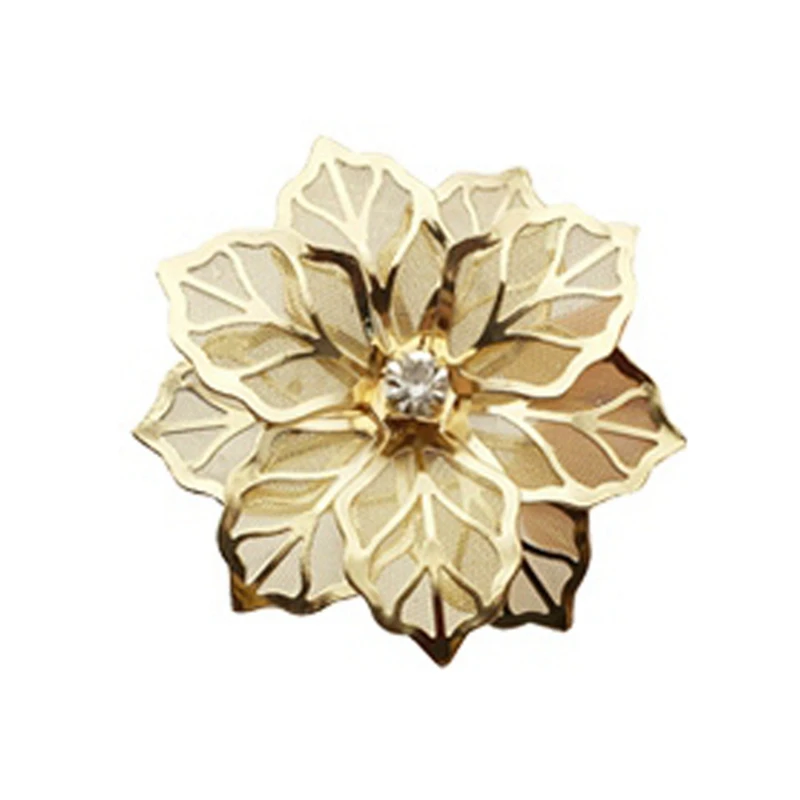 

60 шт. кольца для салфеток с цветочным дизайном, металлическая Золотая Пряжка для салфеток, кольцо-держатель для салфеток