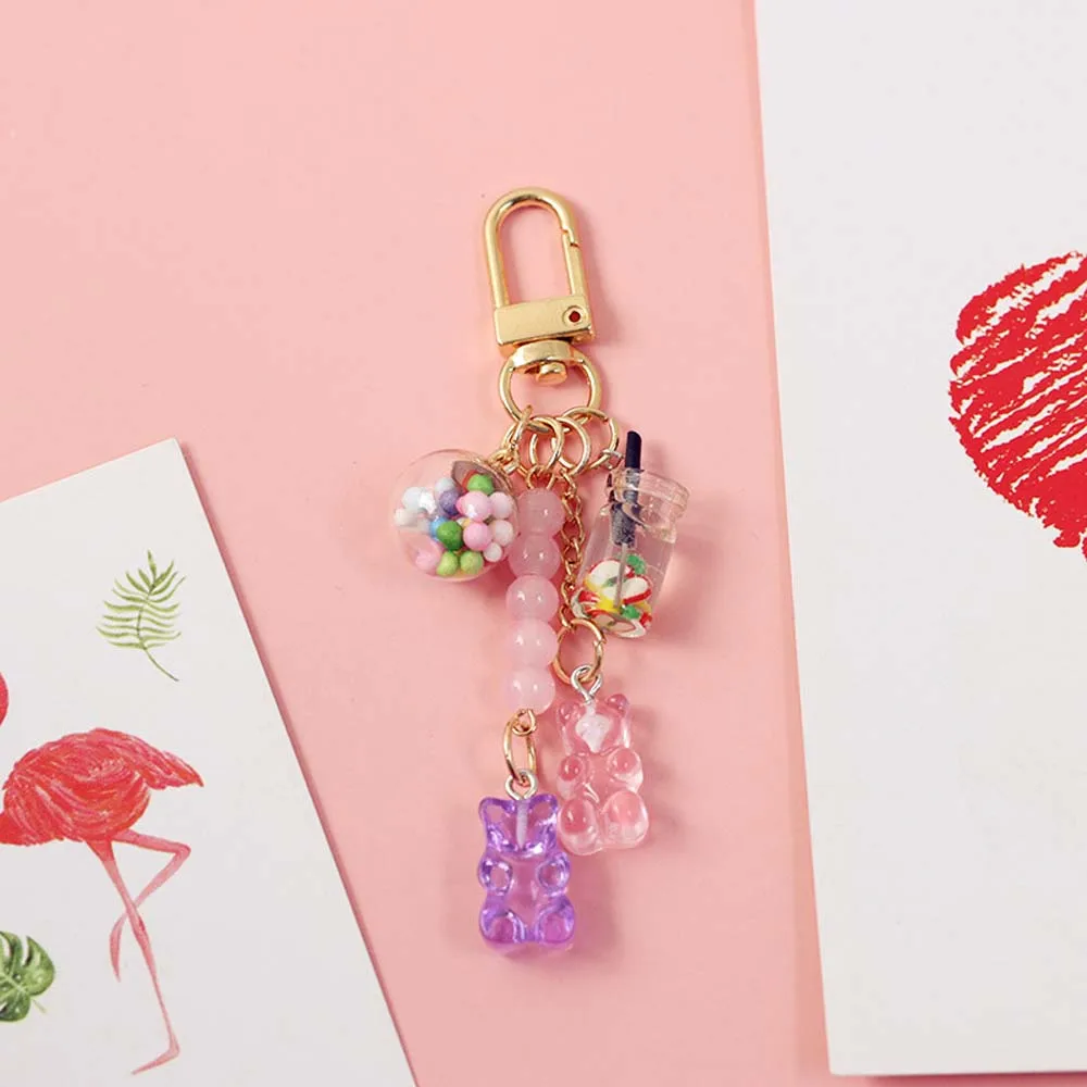 Милый Ins Candy Rainbow Gummy Bear в форме сердца для девочек защитный чехол наушников с