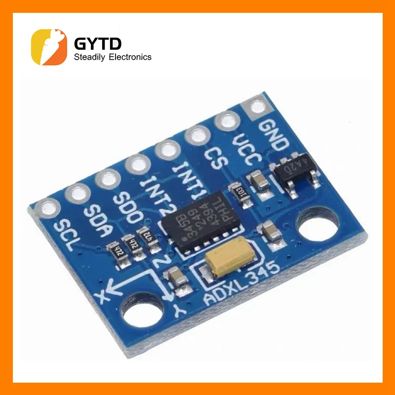 Цифровой Трехосевой ускорение гравитационного модуля наклона Φ ADXL345 IIC/SPI