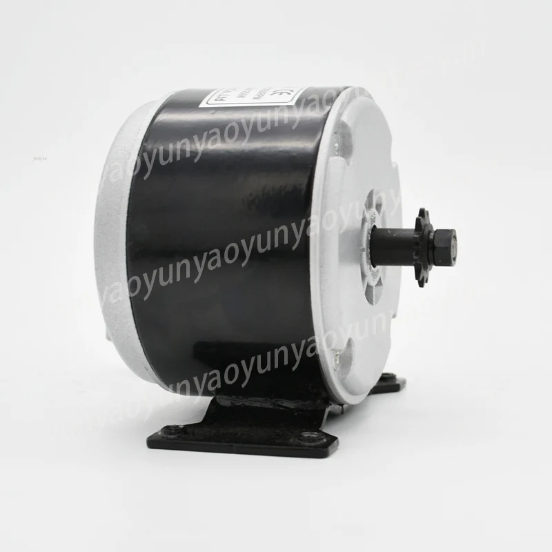 Фото Высокоскоростной коллекторный двигатель MY1016 250W/300W/350W 12V/24V/36V с цепной звездочкой для комплекта переоборудования электровелосипеда/скутера/трицикла №5