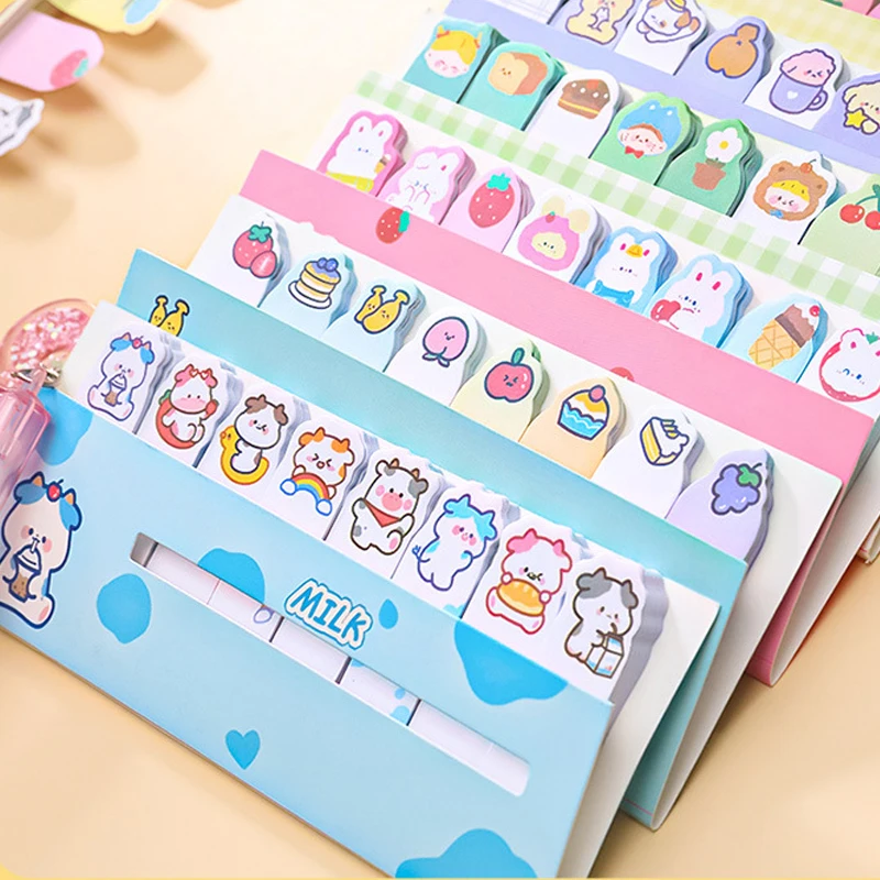 

Стикеры для заметок в виде мультяшных животных, 120 листов