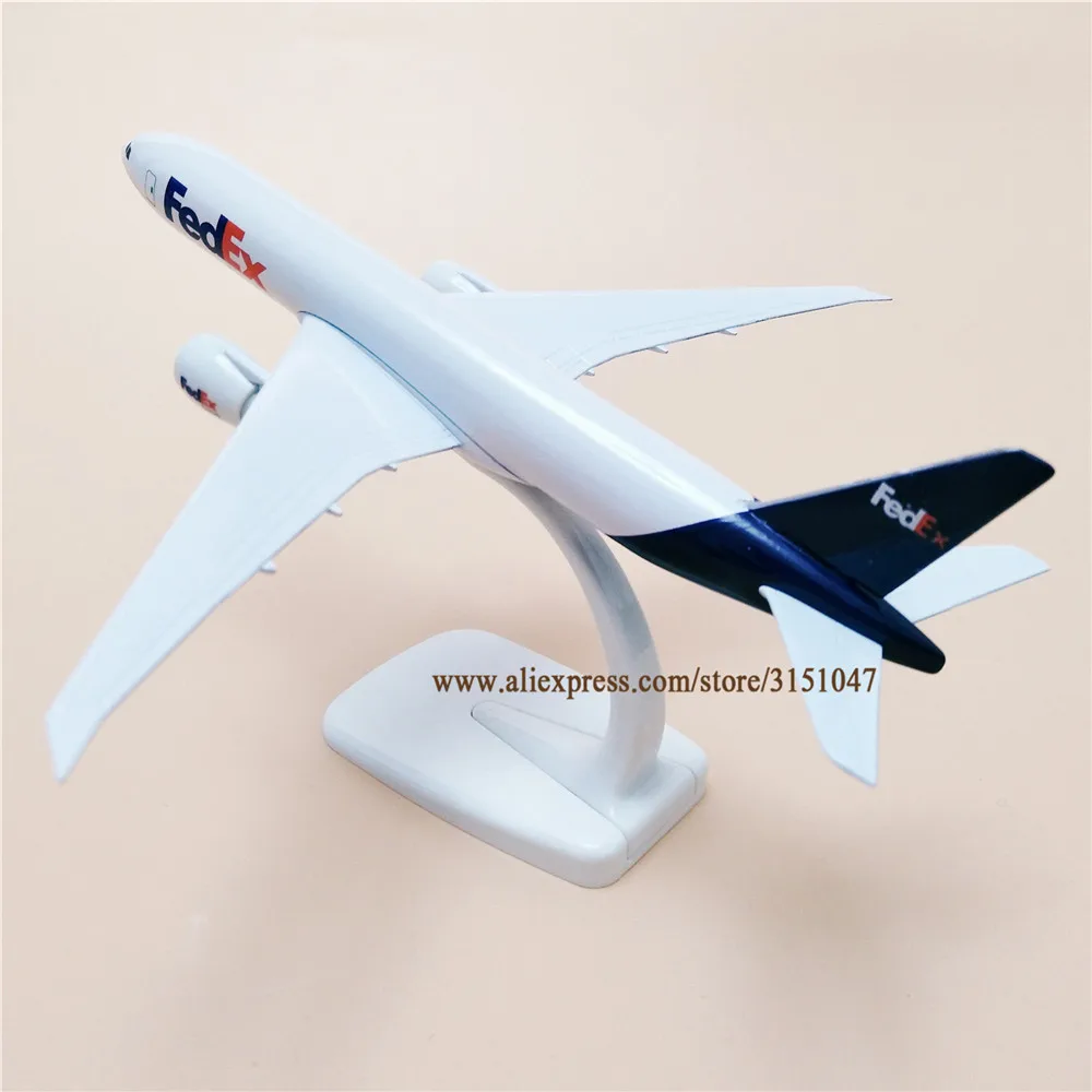 

20cm Air Fedex Express Airlines Boeing 777 B777 Airways Airplane Model Alloy Metal Model Plane Diecast Aircraft
