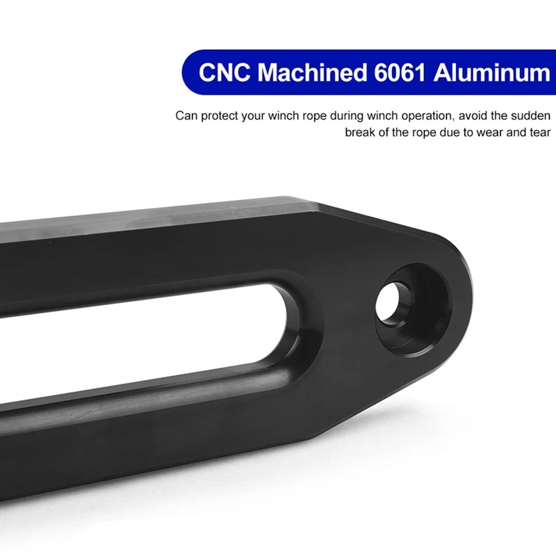 1 шт. 10 дюймов 254 мм алюминиевый Hawse Fairlead синтетический трос для лебедки