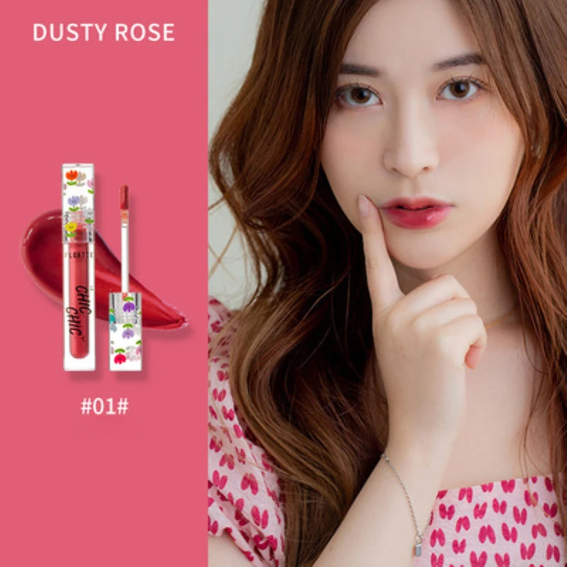 

Flortte шикарный Желейный тинт для губ жидкая помада блеск для губ глазурь Гладкий увлажняющий водостойкий стойкий макияж для красоты TSLM1