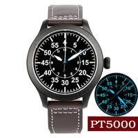watches for man retro military pilot watch limited edition pt5000 automatic mechanical watches sapphire glass 20bar bgw9 watches